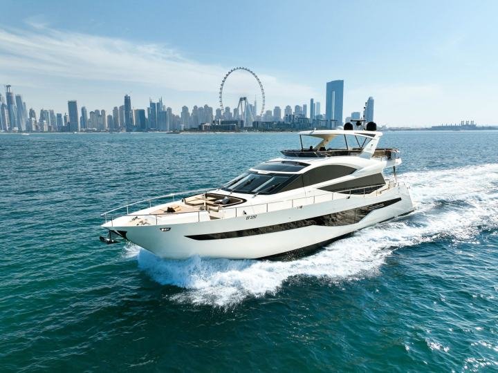 Galeon 780 private yacht charter in Dubai — photo 1