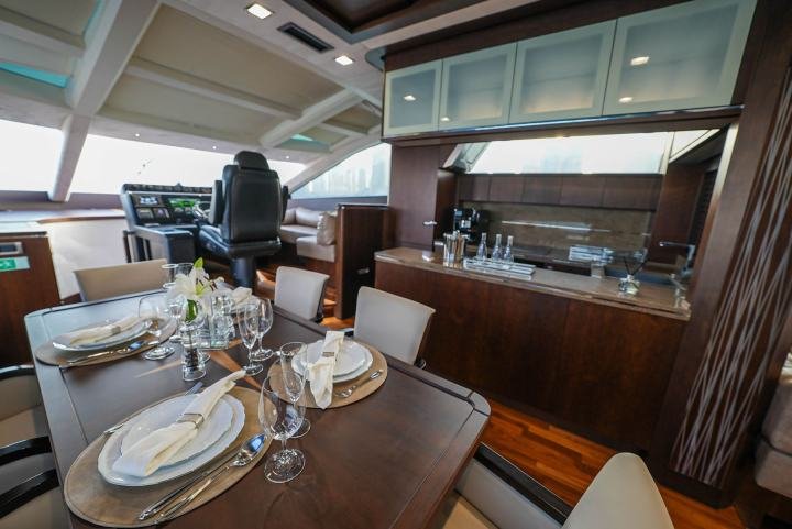 Galeon 780 private yacht charter in Dubai — photo 4