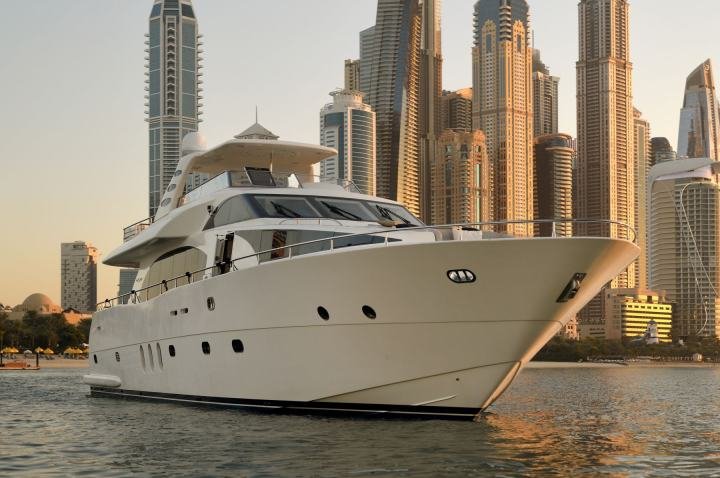Haigan 90ft private yacht charter in Dubai — photo 1