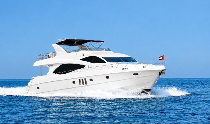 Majesty 77ft private yacht charter in Dubai — photo 1
