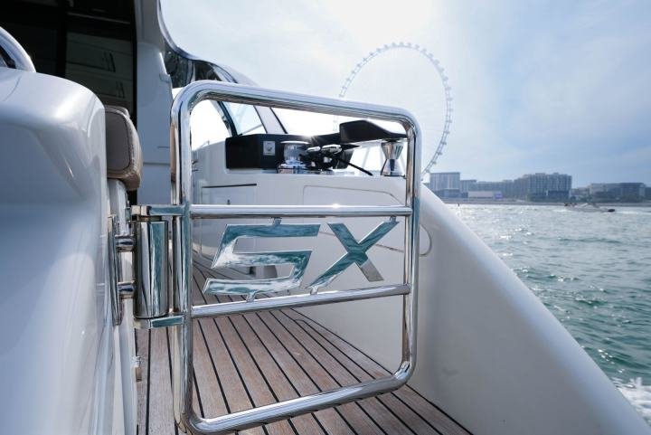Pershing 5X White private yacht charter in Dubai — photo 4